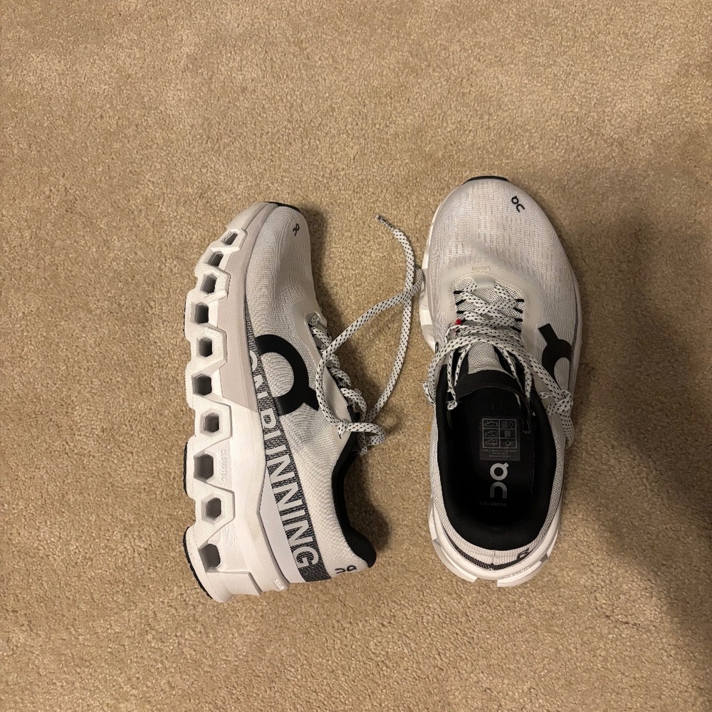 On Cloudmonster 2 White/Frost size 8